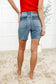 Sonnie Mid Rise Bermuda Cutoff Shorts