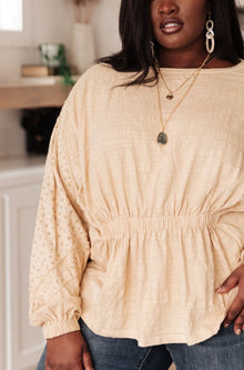  Streets of Prague Top In Peach