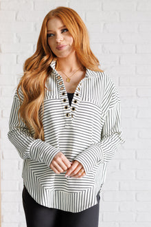  Striped Serendipity Pullover