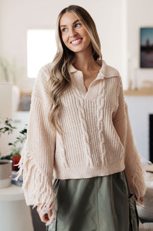  Sweet Surrender Fringe Sweater