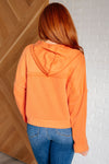 Throwback Heartthrob Hoodie in Orange