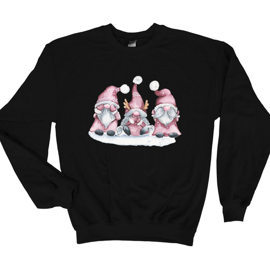 Wholesale Santa Gnomes - Black Sweatshirt