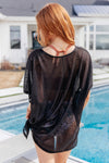 Warm Days, Cool Nights Top in Black