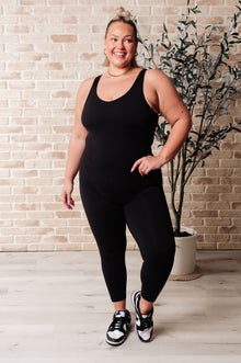  Way to Push Active Bodysuit in Black