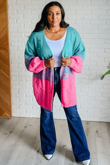  When We're Grooving Open Front Cardigan