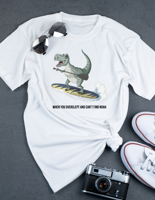 Wholesale When you Overslept Graphic Tee - White
