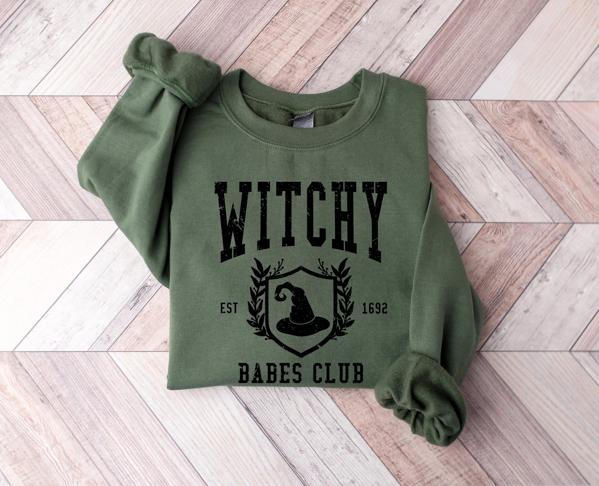 Wholesale Witchy Babes Club Graphic Tee - Burnt Orange Tee