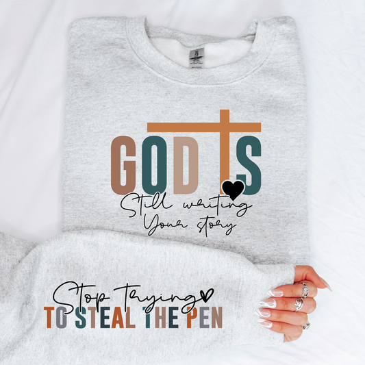 Wholesale Steal the pen - Ash Grey Sweatshirt