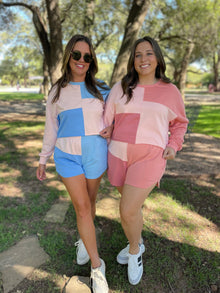  PREORDER: Cozy Up Colorblock Set in Two Colors