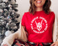Wholesale Rockin Around the Christmas Tree Graphic Tee - Black