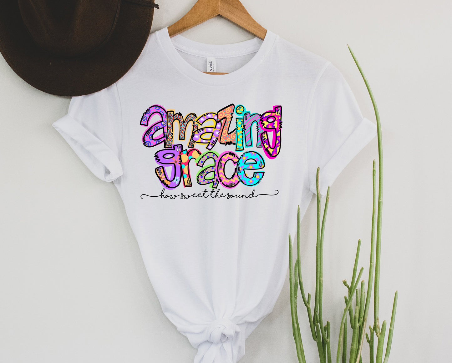 Wholesale Amazing Grace Graphic Tee - Mint