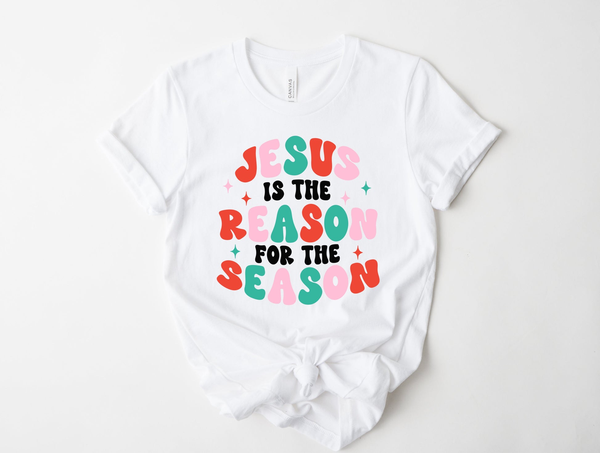 Wholesale Jesus is the Reason Graphic Tee - Sand Tee