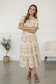 Petals in the Breeze Smocked Midi Dress
