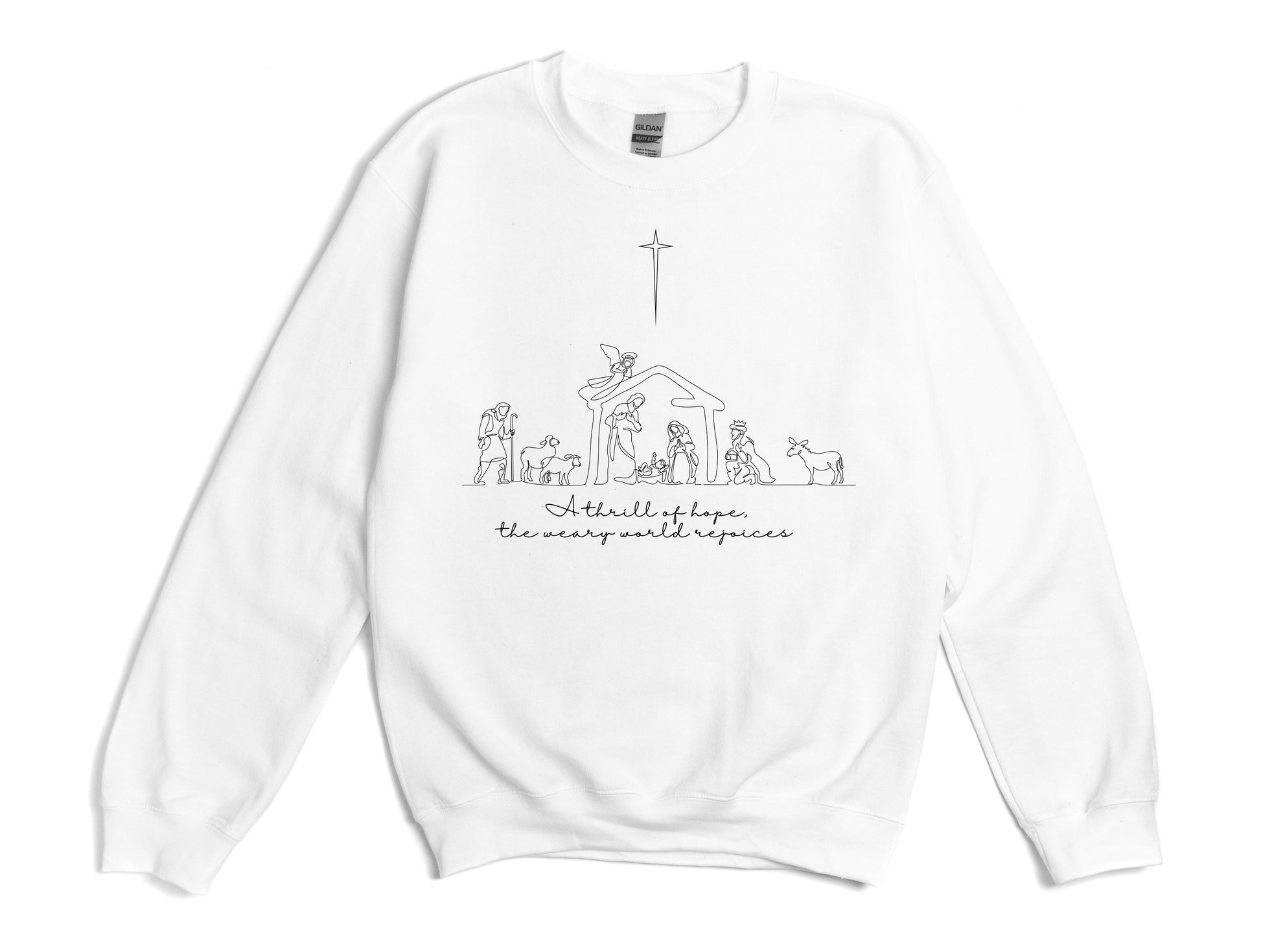 Wholesale A Thrill of Hope Graphic Tee - Sand Sweatshirt