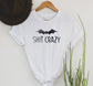 Wholesale Batshit Crazy Graphic Tee - Black