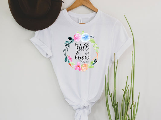 Wholesale Be Still Graphic Tee - Heathered Sand