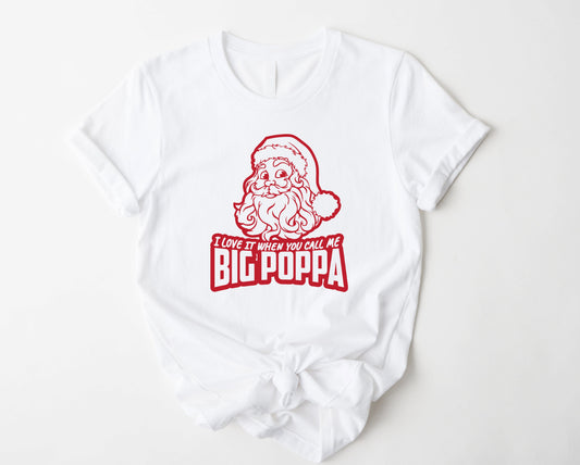 Wholesale Big Poppa Graphic Tee - White