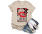 Wholesale Bite Me Graphic Tee - Tan Tee