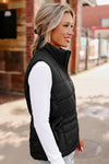 By the Campfire Cozy Black Vest