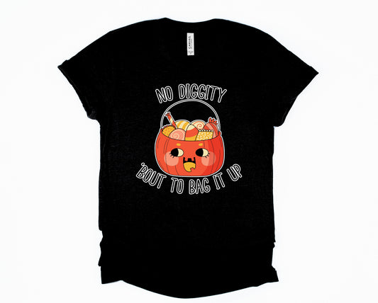 Wholesale Bout to Bag it Up Tee Graphic Tee - Black