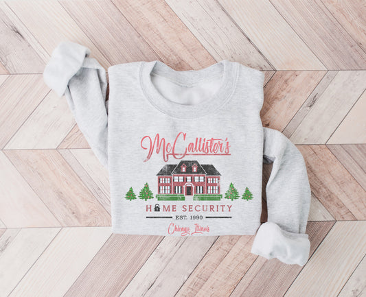 Wholesale Home Security Graphic Tee - Ash tee