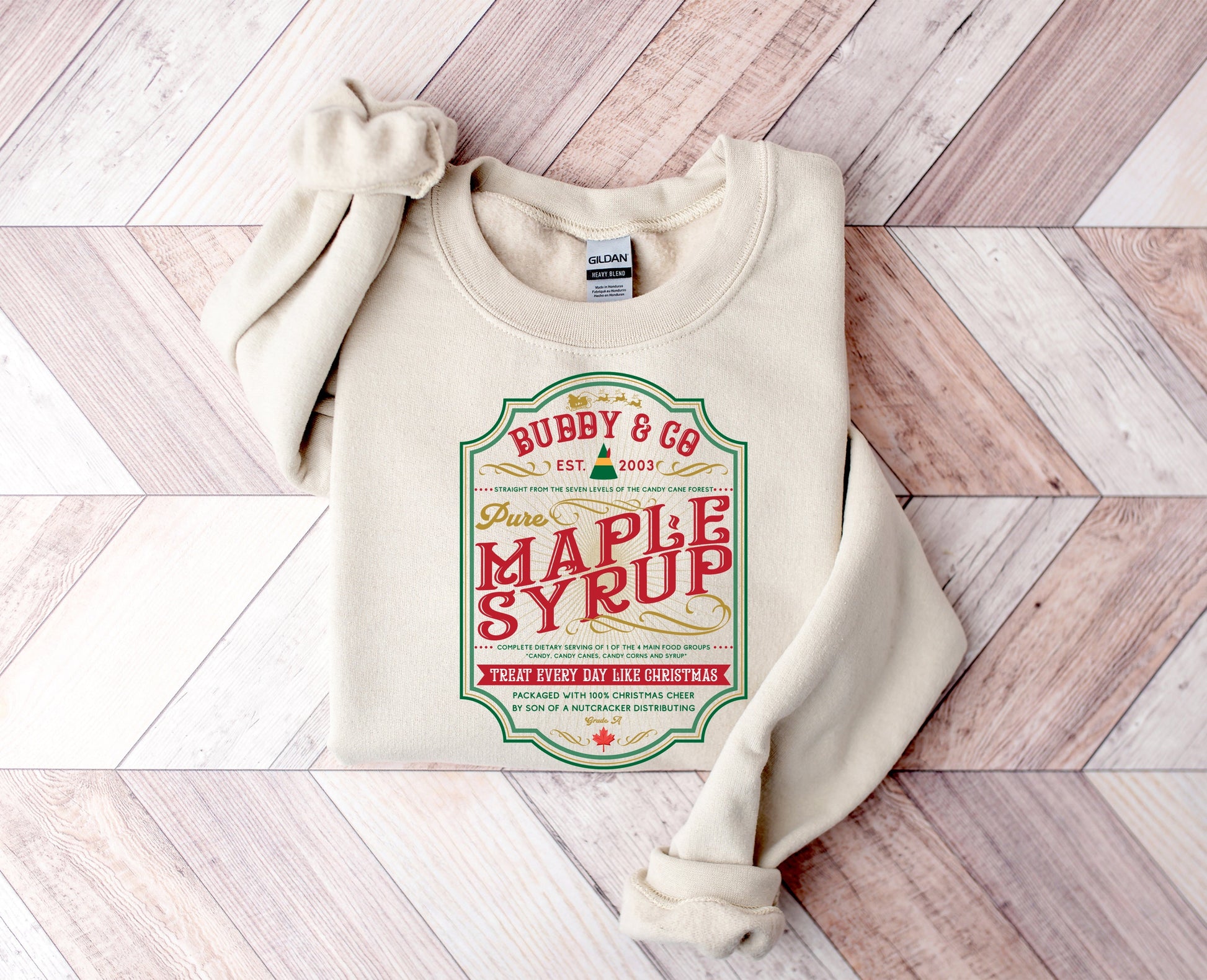 Wholesale Buddy and Co Graphic Tee - Tan Teee