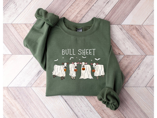 Wholesale Bull Sheet - Olive Sweatshirt