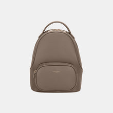  David Jones PU Leather Handle Backpack