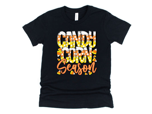 Wholesale Candy Corn Season Graphic Tee - Burnt Orange