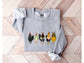 Wholesale Christmas Chicken Graphic Tee - Grey Sweatshirt