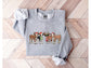 Wholesale Christmas Cows Graphic Tee - Sand Sweatshirt