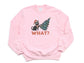 Wholesale Christmas What Graphic Tee - White Sweatshirt