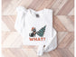 Wholesale Christmas What Graphic Tee - Pink Sweatshirt