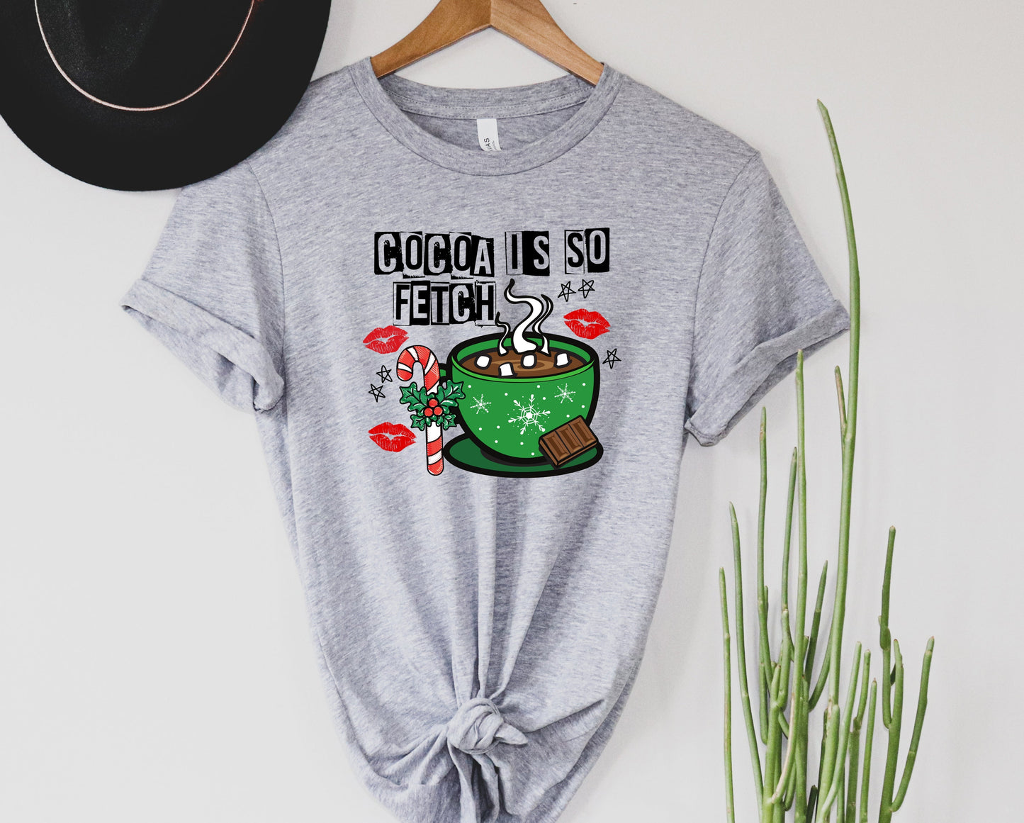 Wholesale Cocoa is so Fetch Graphic Tee - Grey Sweatshirt
