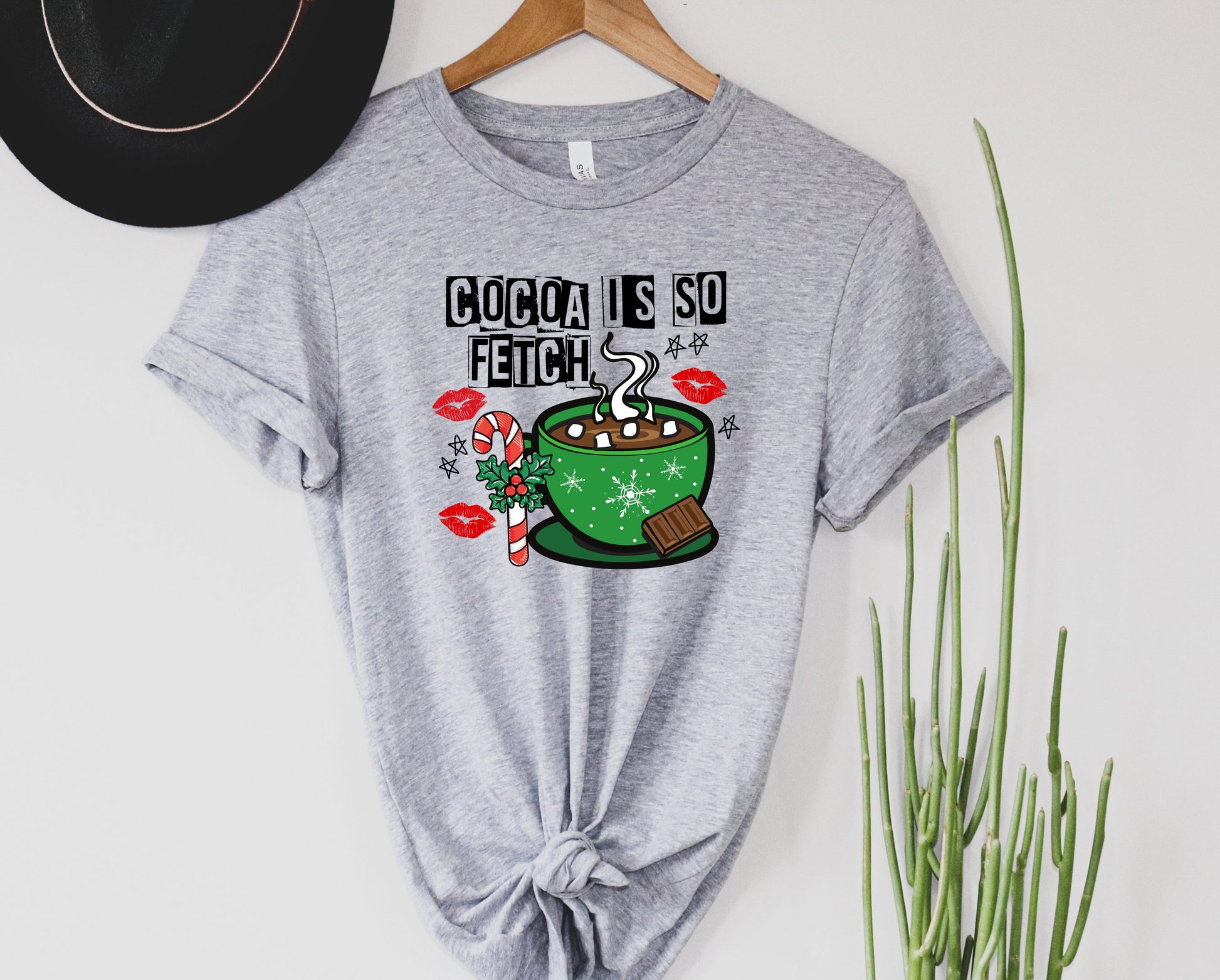 Wholesale Cocoa is so Fetch Graphic Tee - Grey Sweatshirt