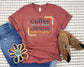 Wholesale Coffee & Jesus Graphic Tee - Heathered Clay