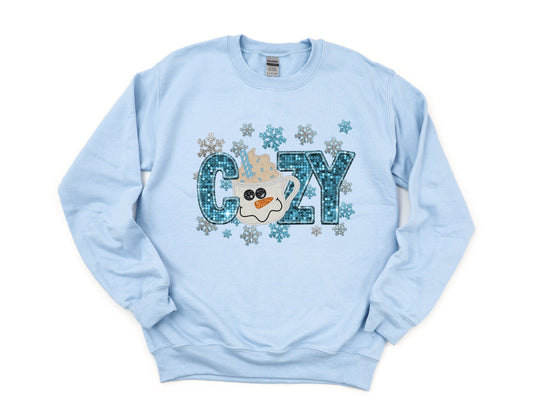 Wholesale Cozy Bling Graphic Tee - White Tee