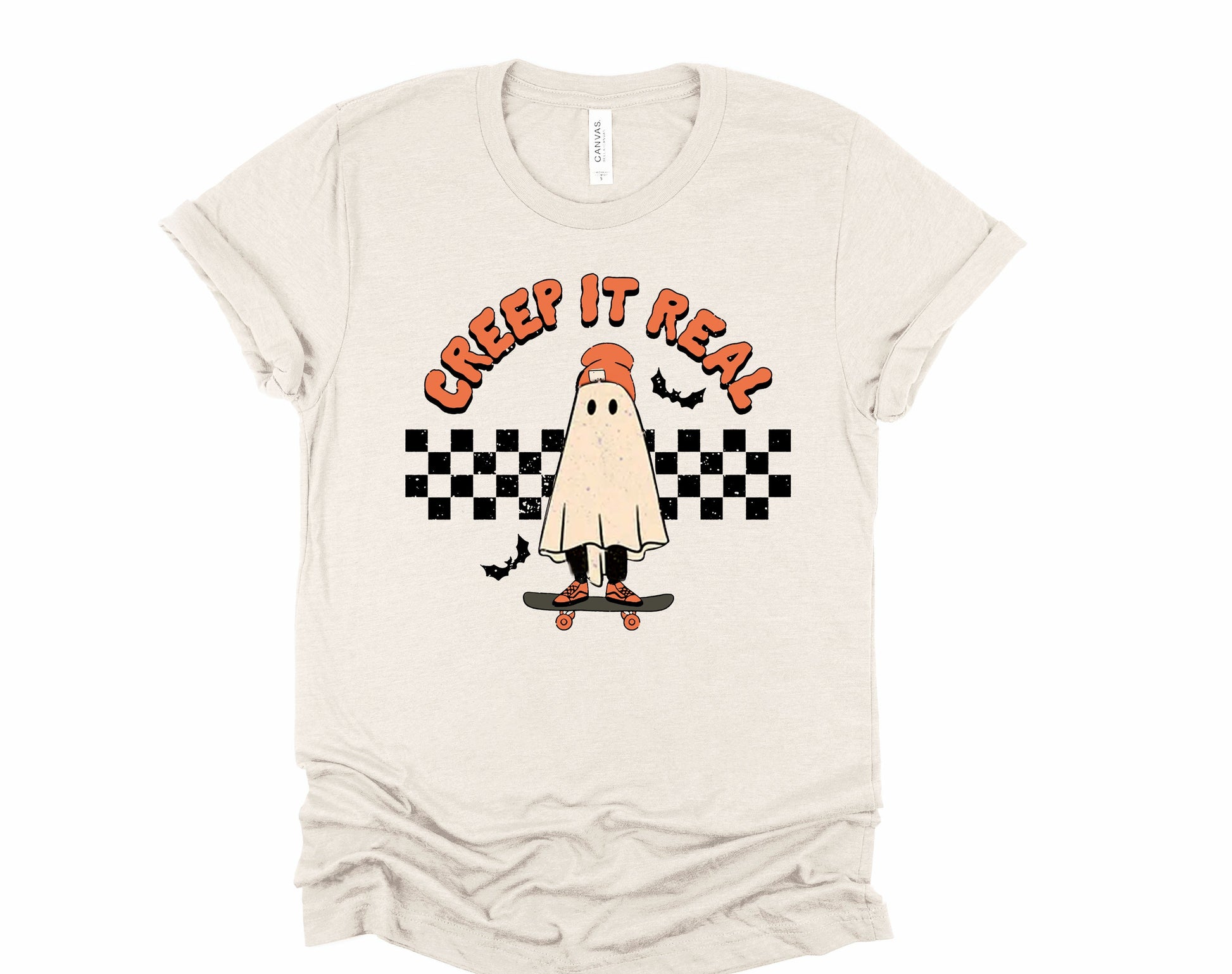 Wholesale Creep it Real Graphic Tee - Heather Forest