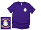 Wholesale Cute But Spooky Graphic Tee - Purple