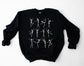 Wholesale Dancing Skeletons - Black Sweatshirt