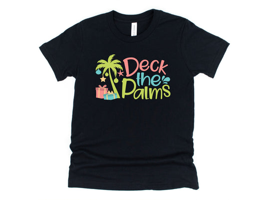 Wholesale Deck the Palms Graphic Tee - Kelly Tee