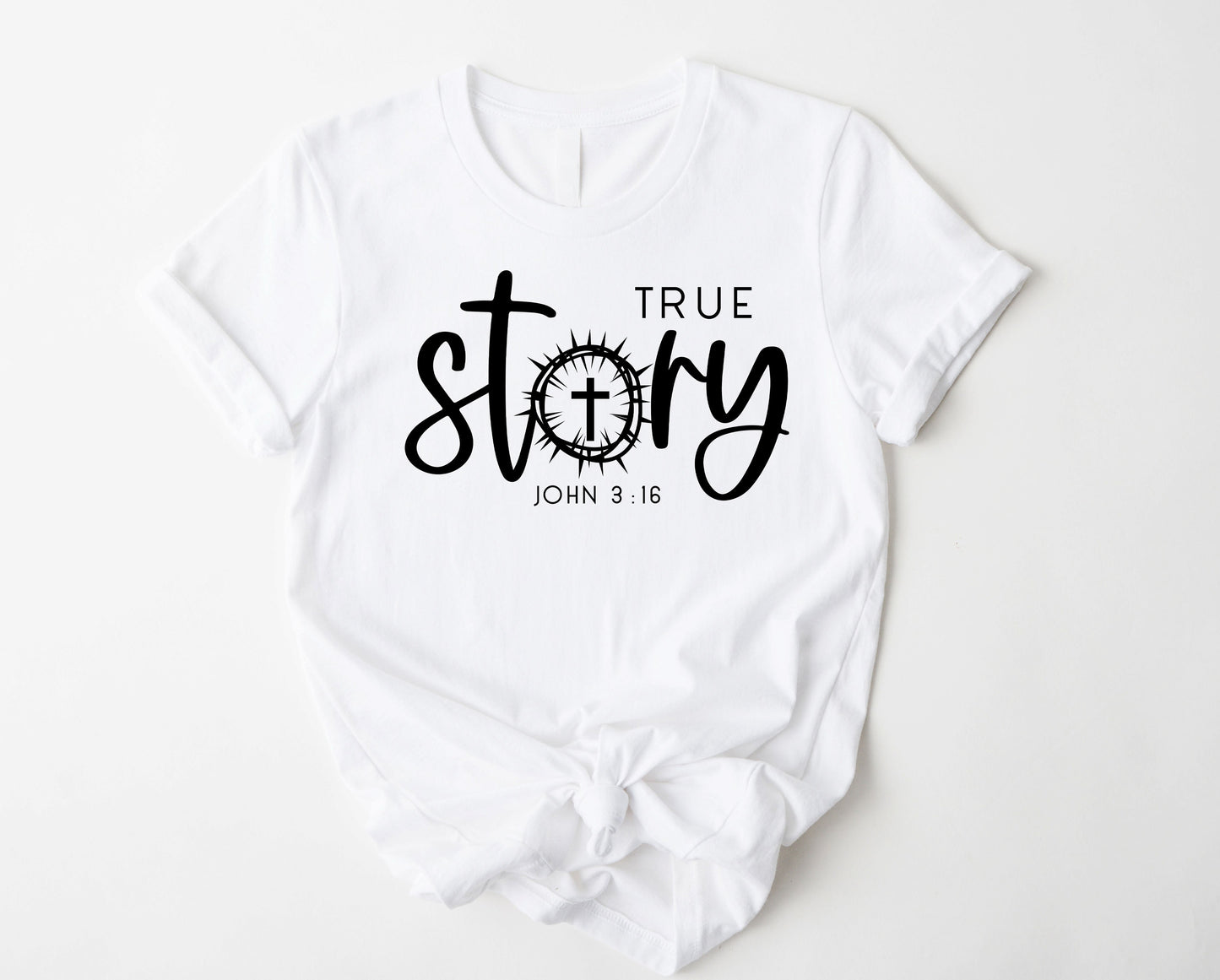 Wholesale Easter True Story Graphic Tee - Mint