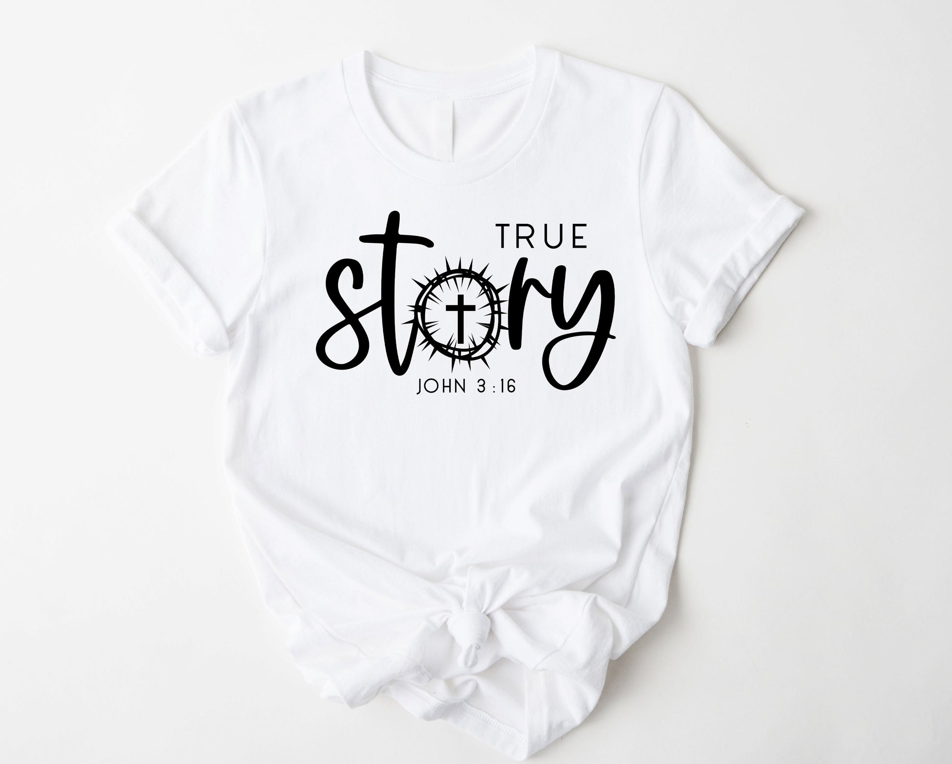 Wholesale Easter True Story Graphic Tee - Mint
