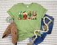 Wholesale Elf Christmas Coffee Graphic Tee - Heathered Green