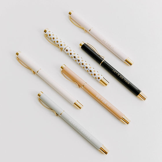 Inspirational Metal Pen Set - Home Decor & Gifts