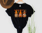 Wholesale Fall Gnomes Graphic Tee - Black