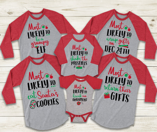 Wholesale Family Christmas Shirts Graphic Tee - 6 Month onesie