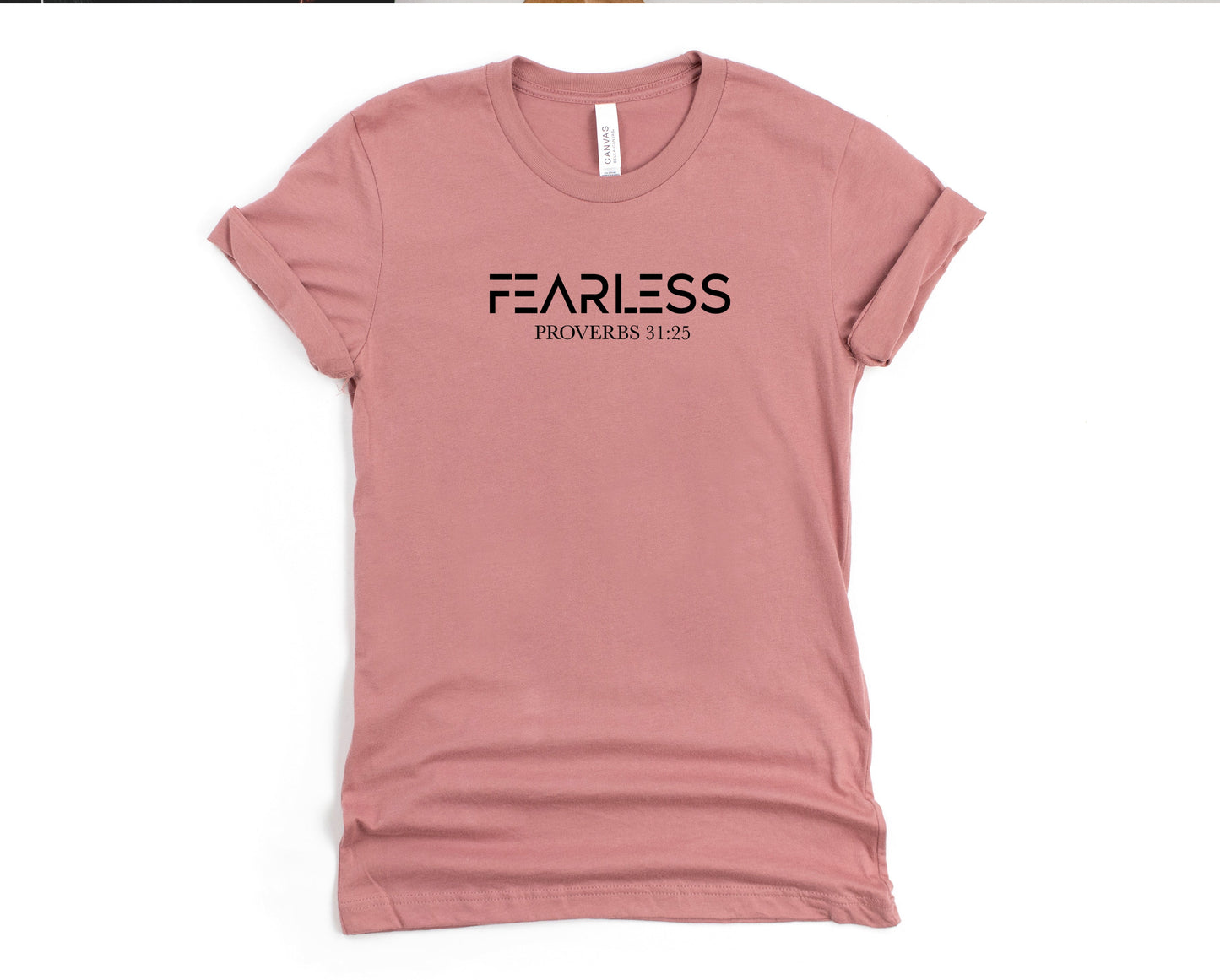 Wholesale Fearless Graphic Tee - Heather Grey