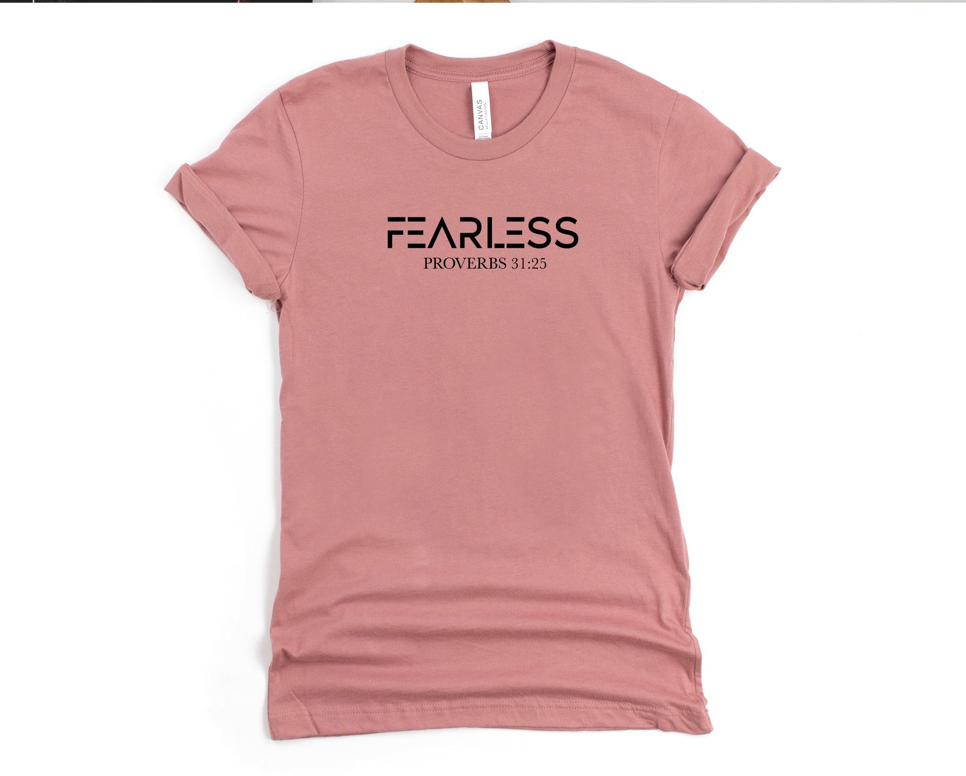 Wholesale Fearless Graphic Tee - Heather Grey