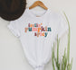 Wholesale Feelin' Pumpkin spicy Graphic Tee - Black